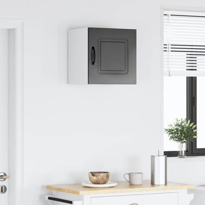 vidaXL Dishwasher Panel Kalmar Black 40 x 31 x 40 cm Engineered Wood