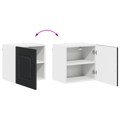vidaXL Dishwasher Panel Kalmar Black 40 x 31 x 40 cm Engineered Wood