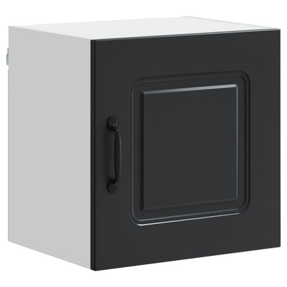 vidaXL Dishwasher Panel Kalmar 2 pcs Black 40 x 31 x 40 cm