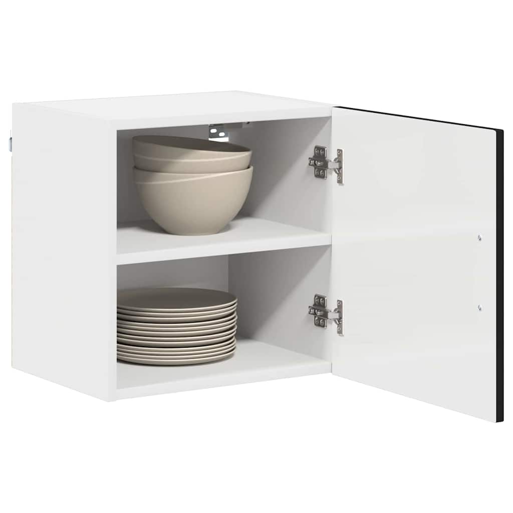 vidaXL Dishwasher Panel Kalmar 2 pcs Black 40 x 31 x 40 cm