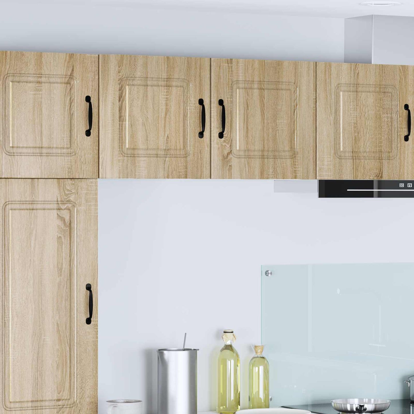 vidaXL Dishwasher Panel Kalmar 2 pcs Sonoma Oak 40 x 31 x 40 cm