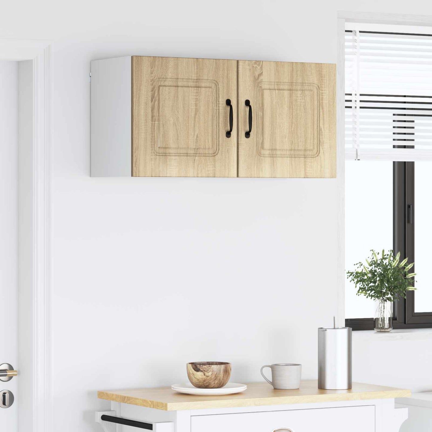 vidaXL Dishwasher Panel Kalmar 2 pcs Sonoma Oak 40 x 31 x 40 cm
