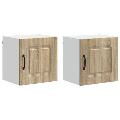vidaXL Dishwasher Panel Kalmar 2 pcs Sonoma Oak 40 x 31 x 40 cm