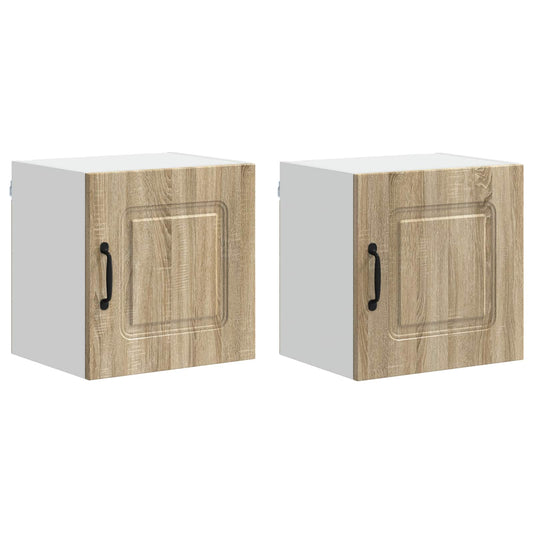 vidaXL Dishwasher Panel Kalmar 2 pcs Sonoma Oak 40 x 31 x 40 cm