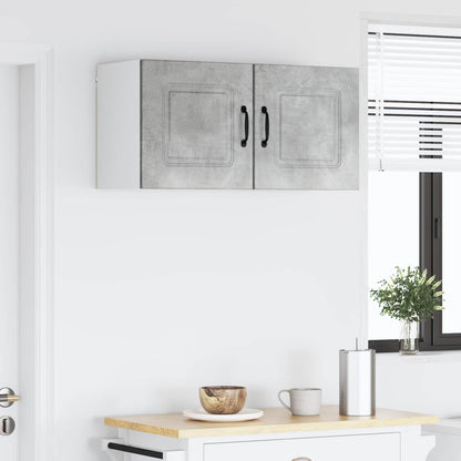 vidaXL Dishwasher Panel Kalmar 2 pcs Concrete Grey 40 x 31 x 40 cm