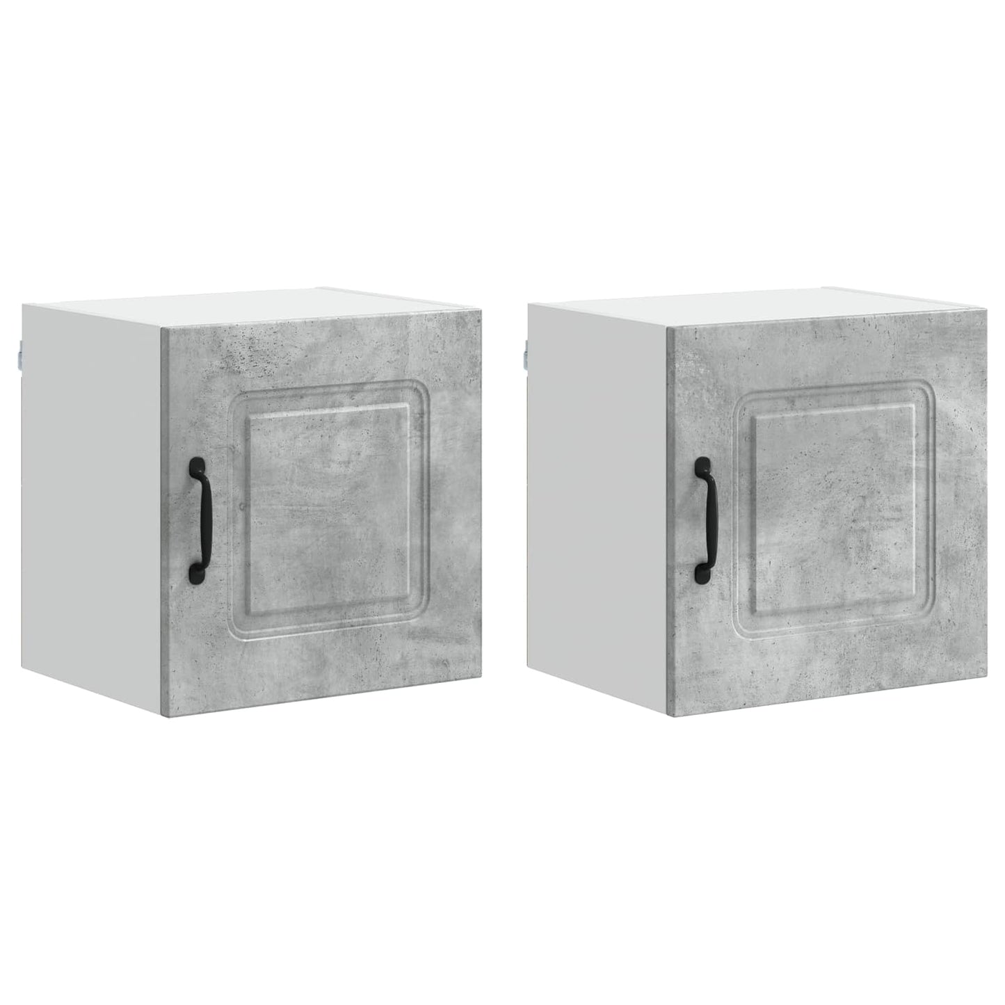 vidaXL Dishwasher Panel Kalmar 2 pcs Concrete Grey 40 x 31 x 40 cm
