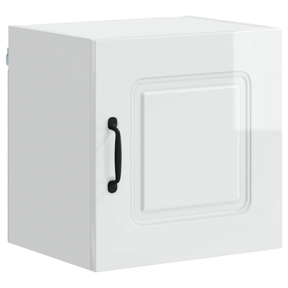 vidaXL Dishwasher Panel Kalmar High Gloss White 40 x 31 x 40 cm