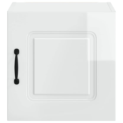 vidaXL Dishwasher Panel Kalmar High Gloss White 40 x 31 x 40 cm