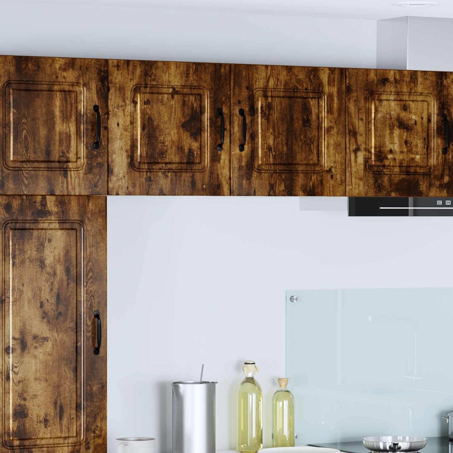 vidaXL Dishwasher Panel Kalmar Smoked Oak 40 x 31 x 40 cm