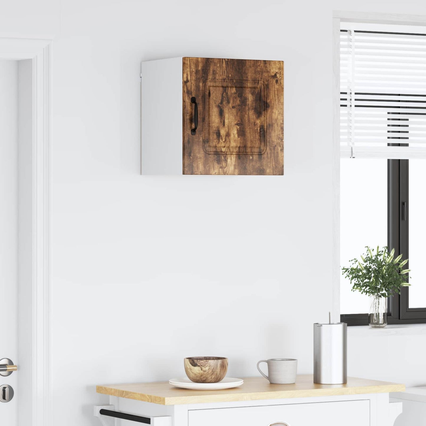 vidaXL Dishwasher Panel Kalmar Smoked Oak 40 x 31 x 40 cm
