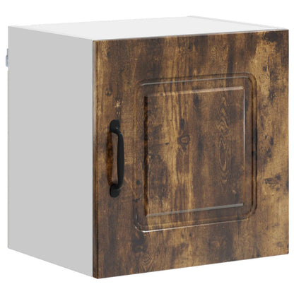 vidaXL Dishwasher Panel Kalmar 2 pcs Smoked Oak 40 x 31 x 40 cm