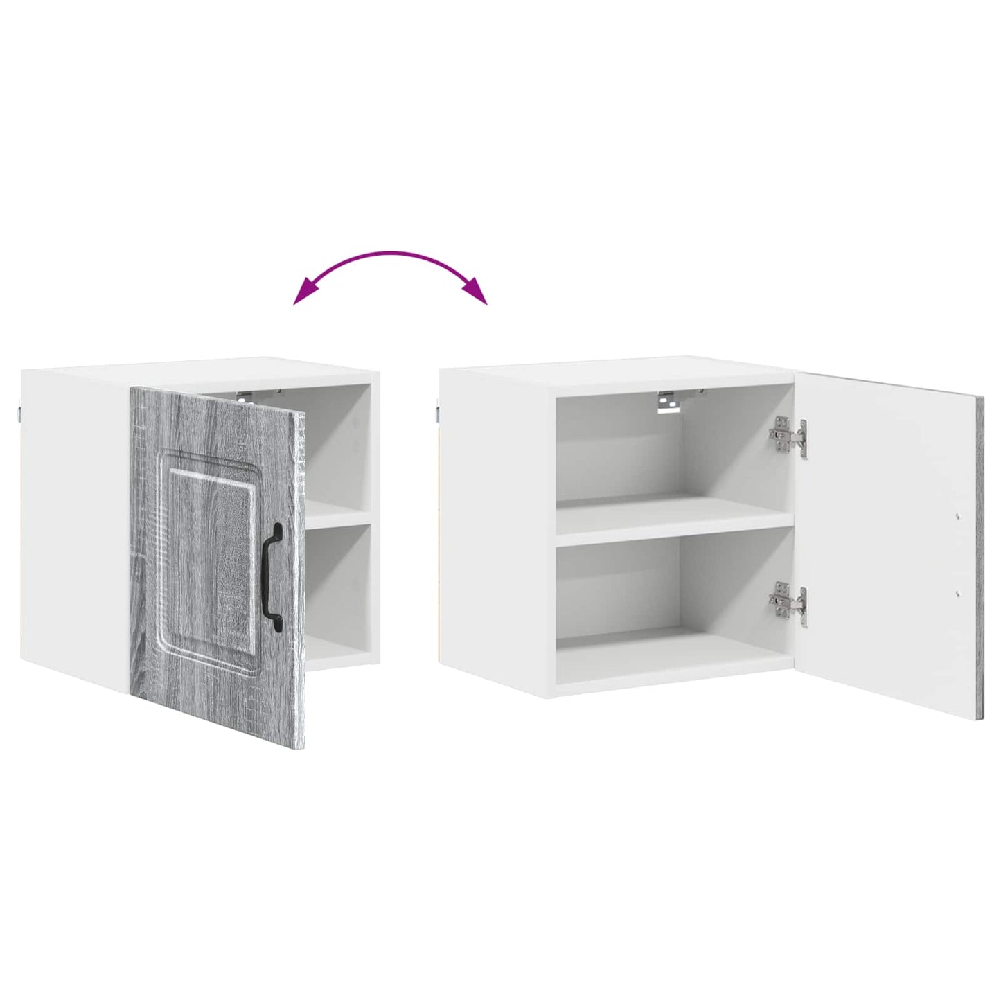 vidaXL Dishwasher Panel Kalmar Grey Sonoma 40 x 31 x 40 cm