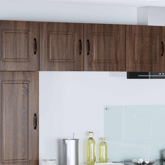 vidaXL Dishwasher Panel Kalmar 2 pcs Brown Oak 40 x 31 x 40 cm