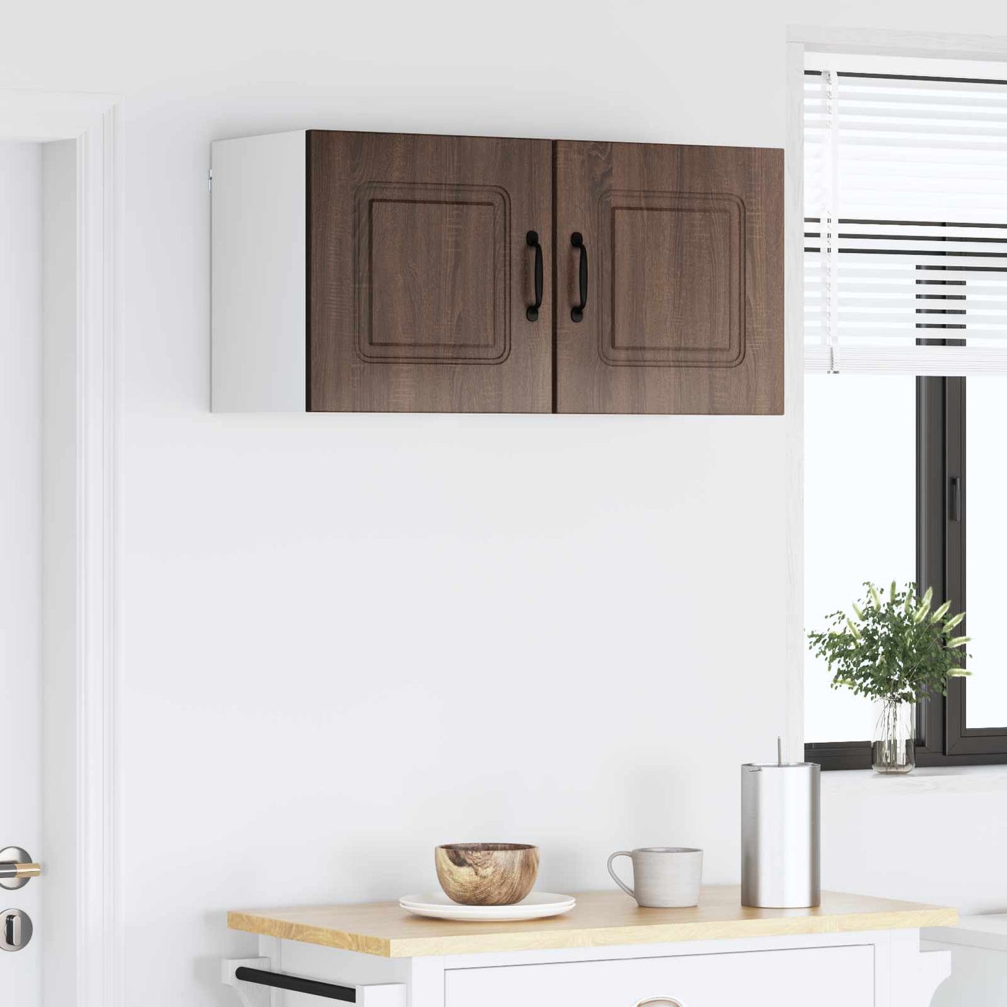 vidaXL Dishwasher Panel Kalmar 2 pcs Brown Oak 40 x 31 x 40 cm