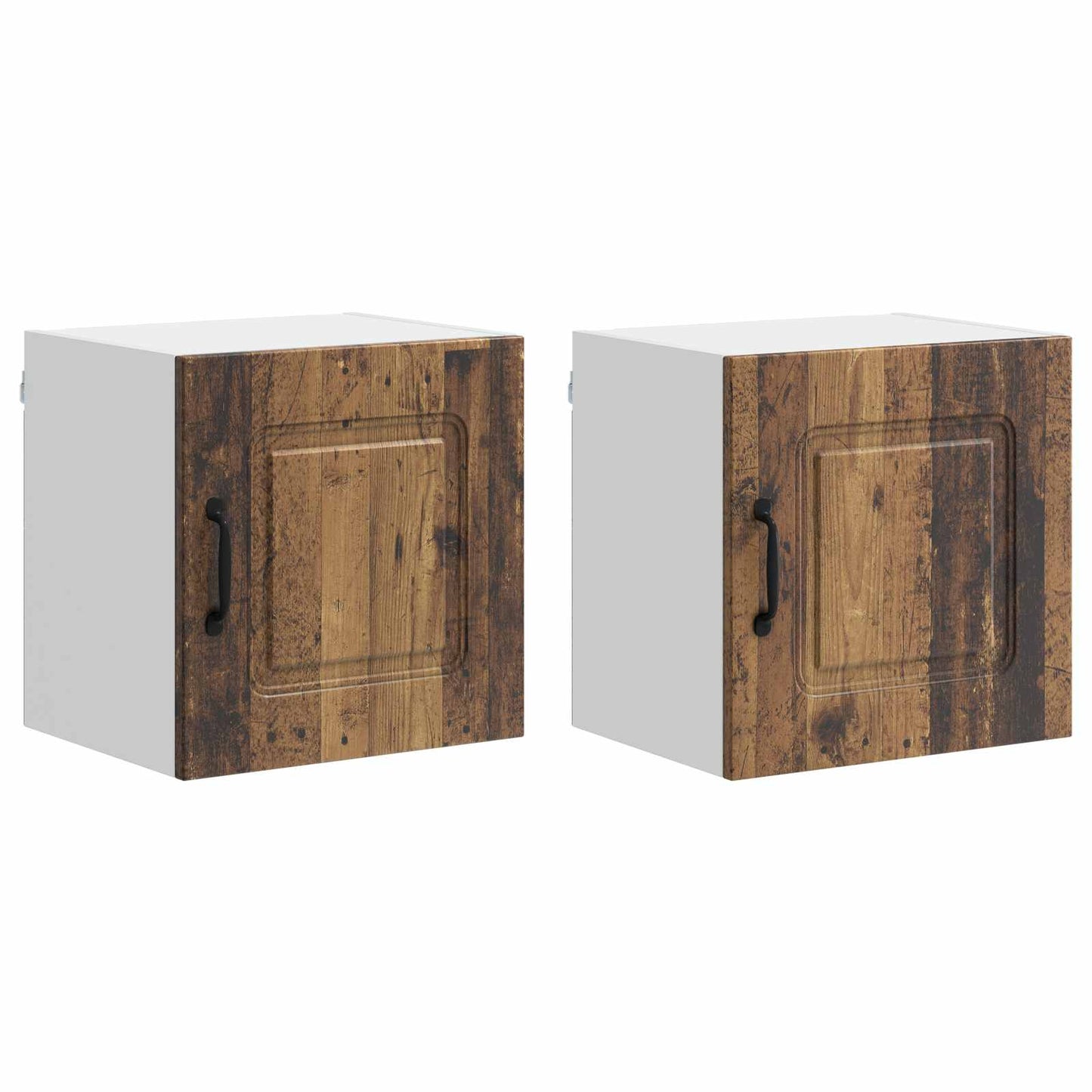 vidaXL Dishwasher Panel Kalmar 2 pcs Old Wood 40 x 31 x 40 cm