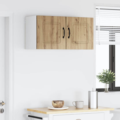 vidaXL Dishwasher Panel Kalmar 2 pcs Artisan Oak Engineered Wood