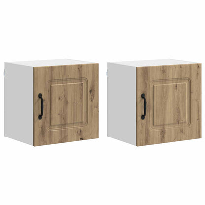 vidaXL Dishwasher Panel Kalmar 2 pcs Artisan Oak Engineered Wood
