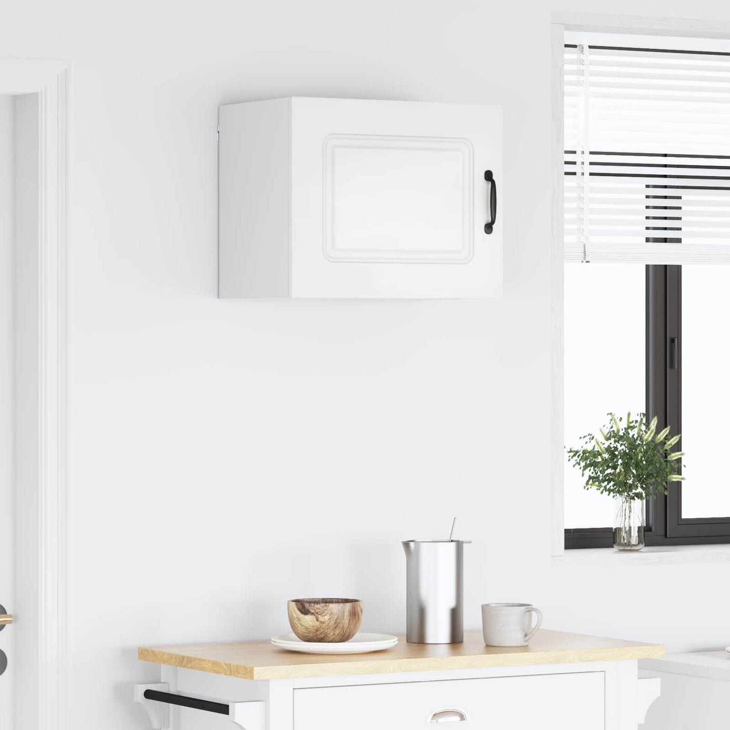 vidaXL Dishwasher Panel Kalmar White 50 x 31 x 40 cm Engineered Wood