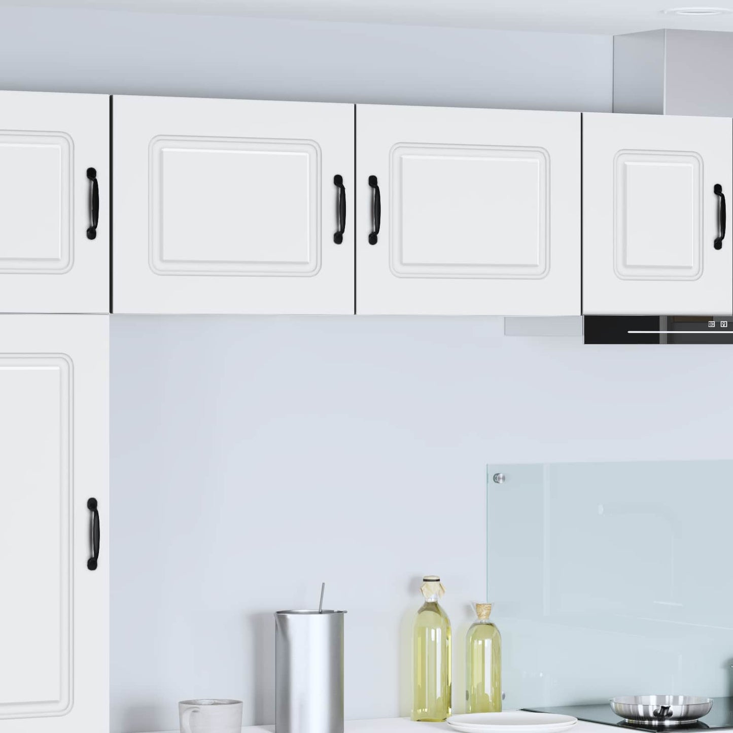 vidaXL Dishwasher Panel Kalmar 2 pcs White 50 x 31 x 40 cm