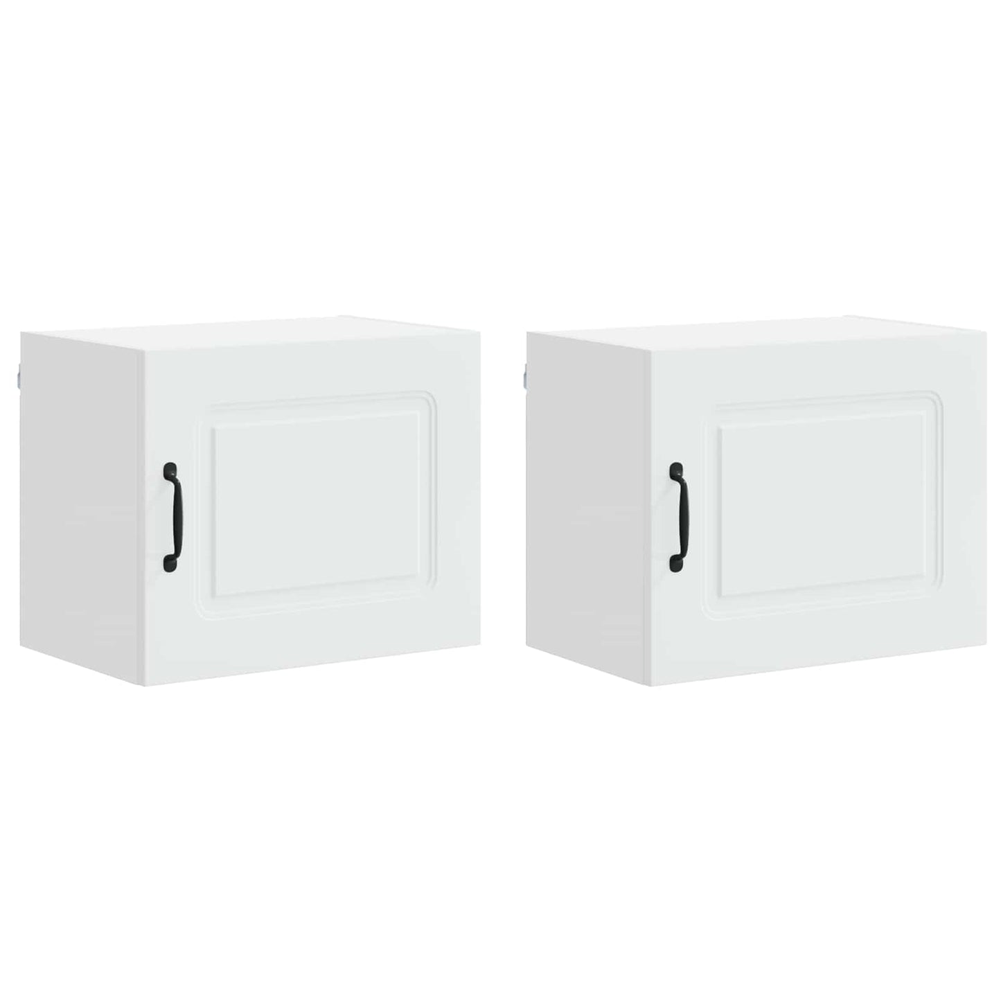 vidaXL Dishwasher Panel Kalmar 2 pcs White 50 x 31 x 40 cm