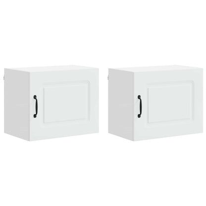 vidaXL Dishwasher Panel Kalmar 2 pcs White 50 x 31 x 40 cm