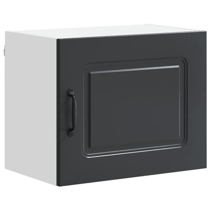 vidaXL Dishwasher Panel Kalmar Black 50 x 31 x 40 cm Engineered Wood