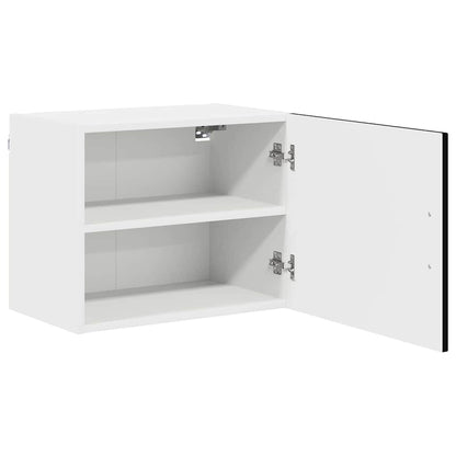 vidaXL Dishwasher Panel Kalmar Black 50 x 31 x 40 cm Engineered Wood