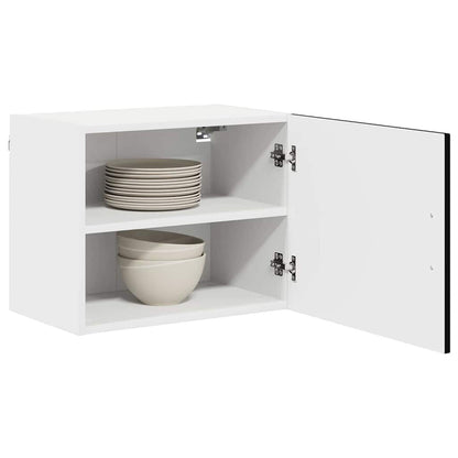 vidaXL Dishwasher Panel Kalmar Black 50 x 31 x 40 cm Engineered Wood