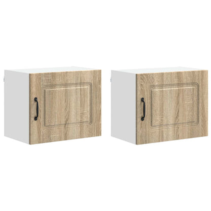 vidaXL Dishwasher Panel Kalmar 2 pcs Sonoma Oak 50 x 31 x 40 cm