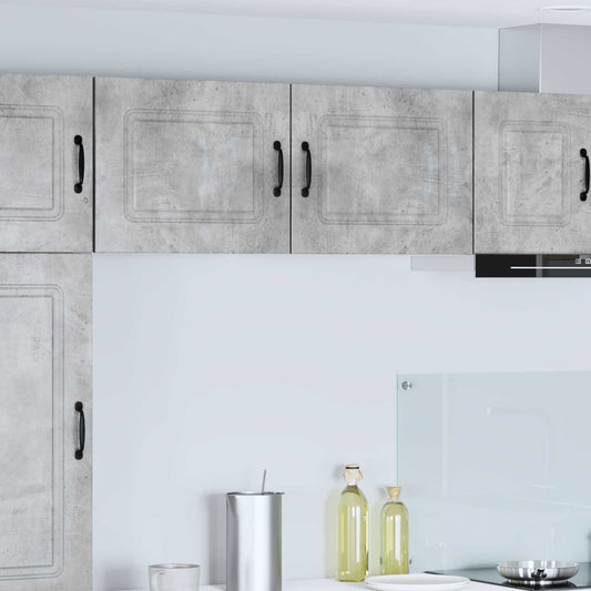 vidaXL Dishwasher Panel Kalmar 2 pcs Concrete Grey 50 x 31 x 40 cm