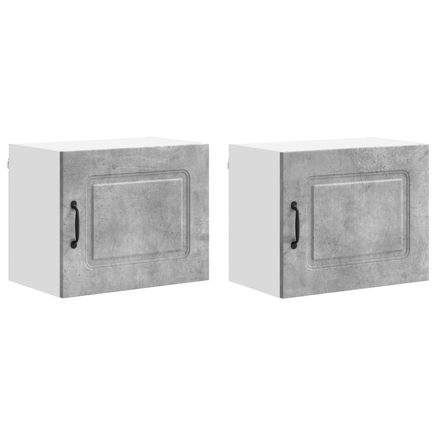 vidaXL Dishwasher Panel Kalmar 2 pcs Concrete Grey 50 x 31 x 40 cm