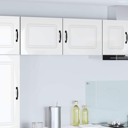 vidaXL Dishwasher Panel Kalmar 2 pcs High Gloss White 50 x 31 x 40 cm