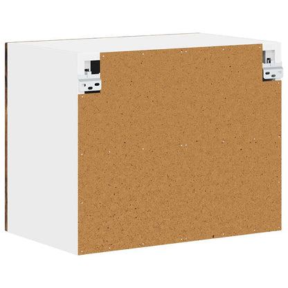 vidaXL Dishwasher Panel Kalmar 2 pcs Smoked Oak 50 x 31 x 40 cm