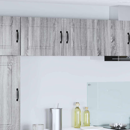 vidaXL Dishwasher Panel Kalmar 2 pcs Grey Sonoma 50 x 31 x 40 cm