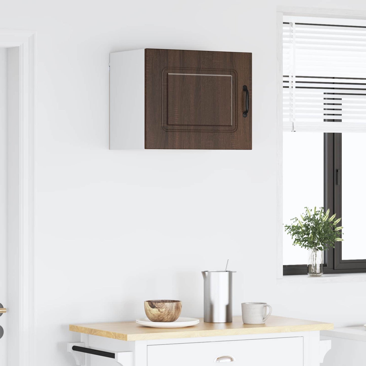 vidaXL Dishwasher Panel Kalmar Brown Oak 50 x 31 x 40 cm