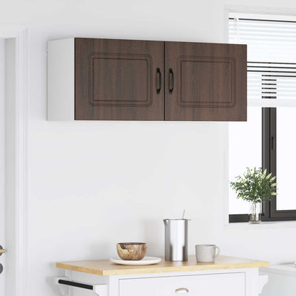 vidaXL Dishwasher Panel Kalmar 2 pcs Brown Oak 50 x 31 x 40 cm