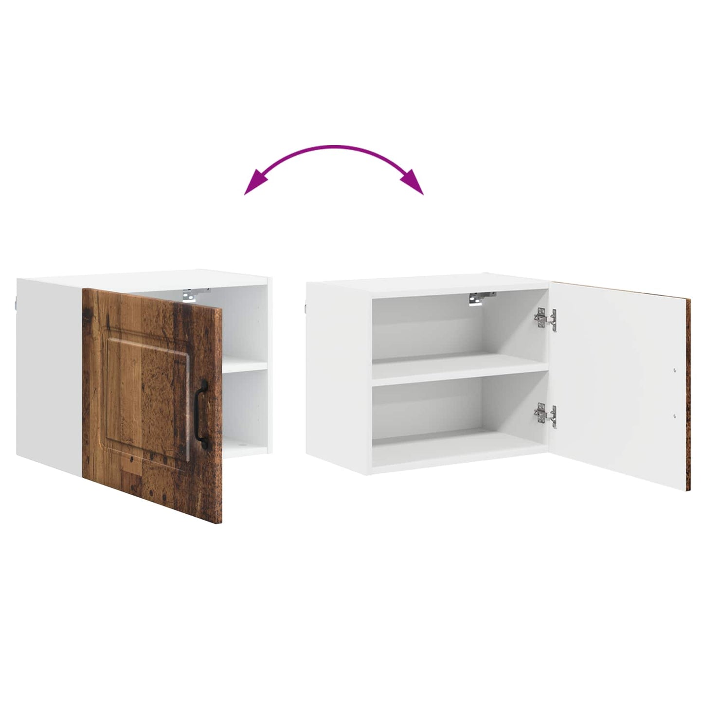 vidaXL Dishwasher Panel Kalmar Old Wood 50 x 31 x 40 cm