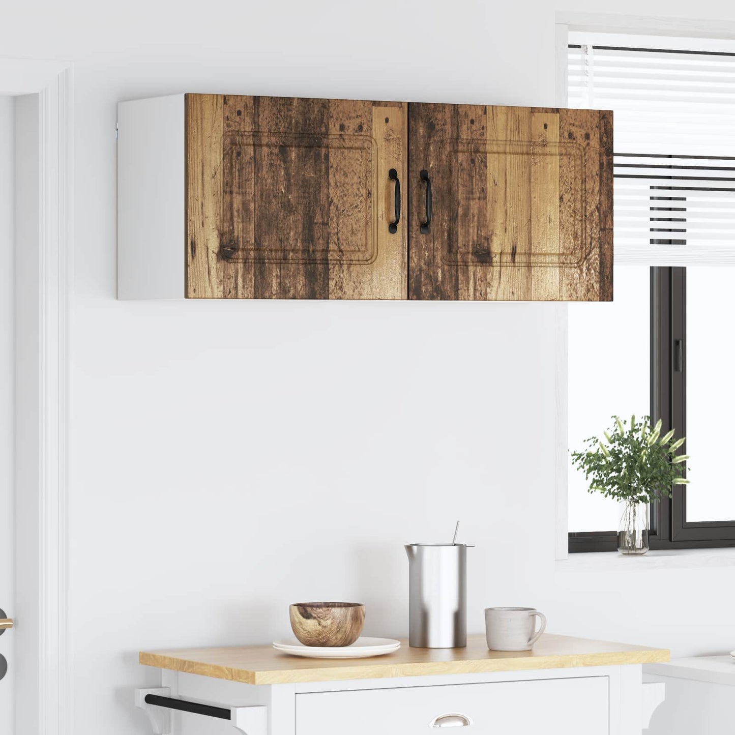vidaXL Dishwasher Panel Kalmar 2 pcs Old Wood 50 x 31 x 40 cm