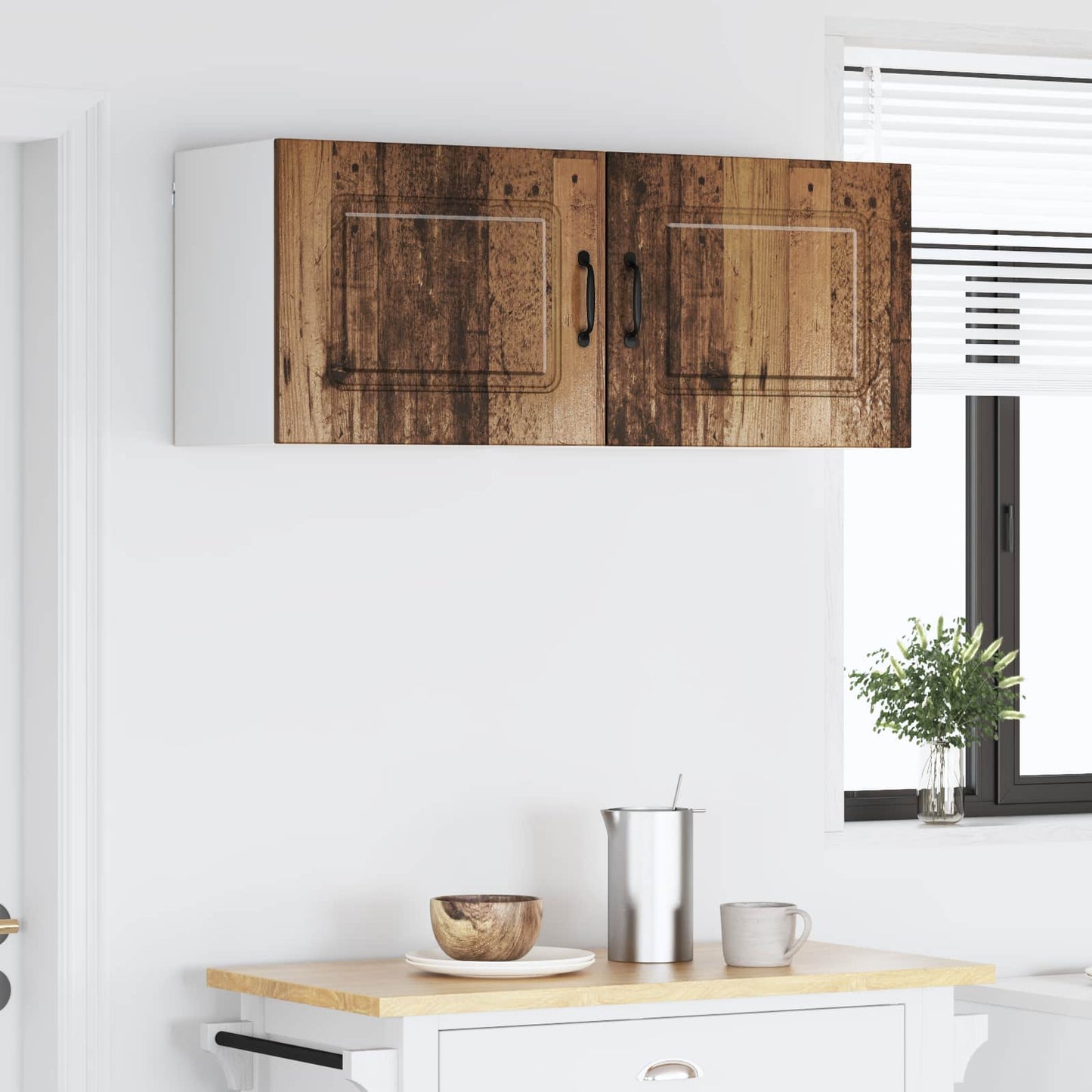 vidaXL Dishwasher Panel Kalmar 2 pcs Old Wood 50 x 31 x 40 cm