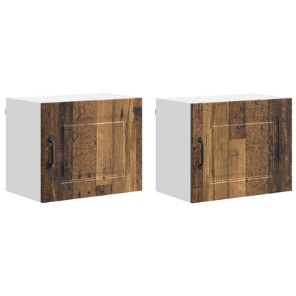 vidaXL Dishwasher Panel Kalmar 2 pcs Old Wood 50 x 31 x 40 cm