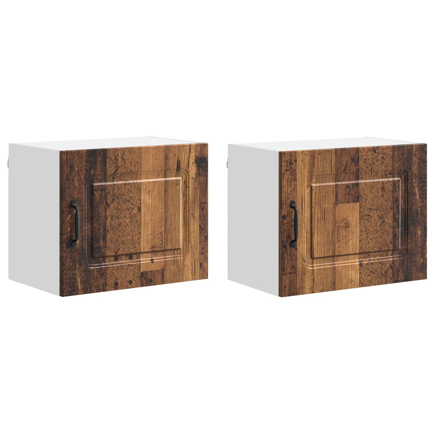 vidaXL Dishwasher Panel Kalmar 2 pcs Old Wood 50 x 31 x 40 cm