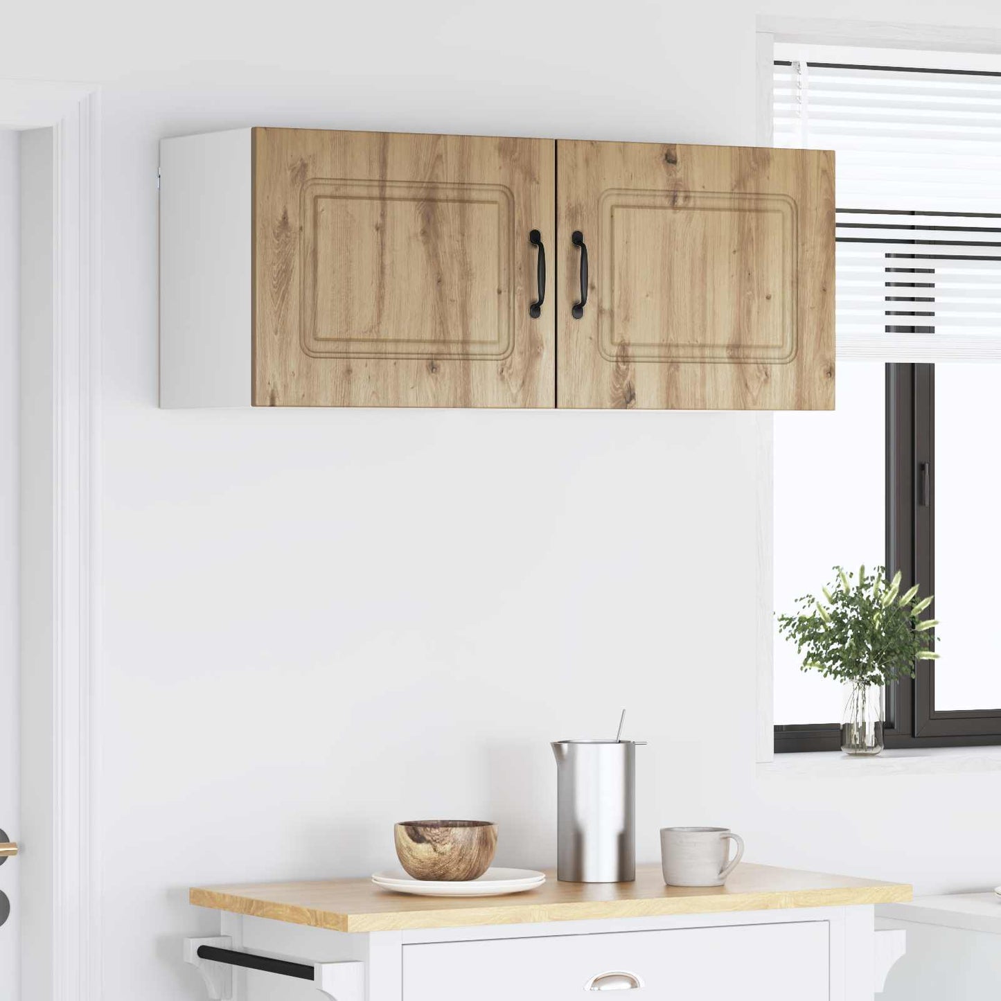 vidaXL Dishwasher Panel Kalmar 2 pcs Artisan Oak Engineered Wood