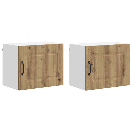 vidaXL Dishwasher Panel Kalmar 2 pcs Artisan Oak 50 x 31 x 40 cm