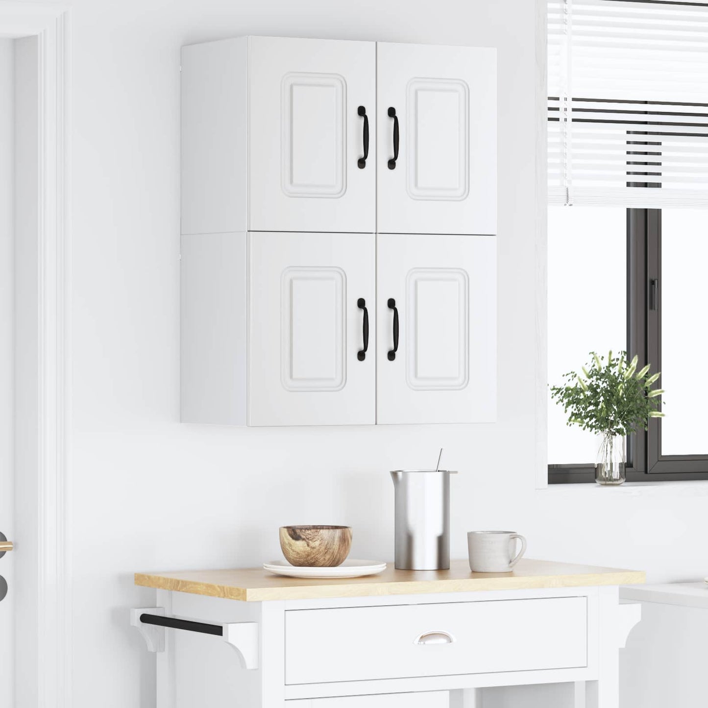 vidaXL Dishwasher Panel Kalmar 2 pcs White 60 x 31 x 40 cm