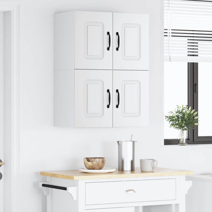 vidaXL Dishwasher Panel Kalmar 2 pcs White 60 x 31 x 40 cm