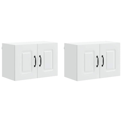 vidaXL Dishwasher Panel Kalmar 2 pcs White 60 x 31 x 40 cm