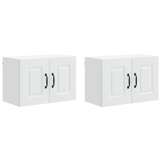 vidaXL Dishwasher Panel Kalmar 2 pcs White 60 x 31 x 40 cm