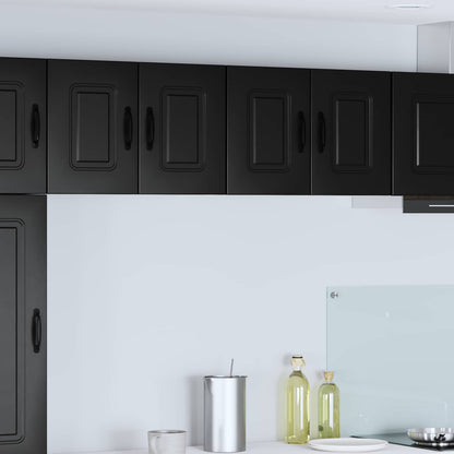 vidaXL Dishwasher Panel Kalmar Black 60 x 31 x 40 cm Engineered Wood