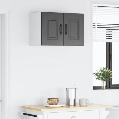 vidaXL Dishwasher Panel Kalmar Black 60 x 31 x 40 cm Engineered Wood