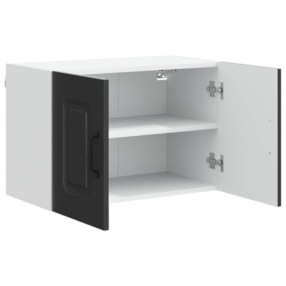 vidaXL Dishwasher Panel Kalmar Black 60 x 31 x 40 cm Engineered Wood